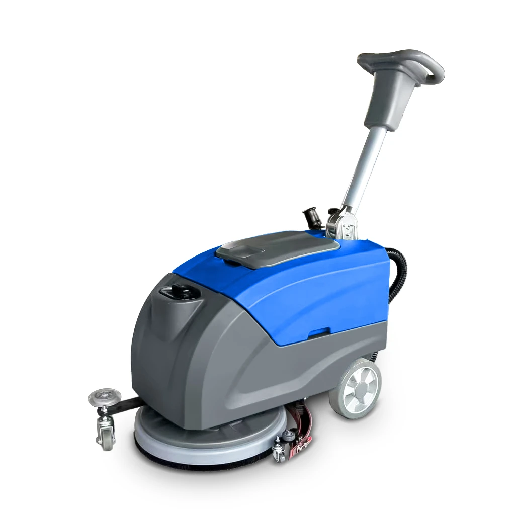 B40 Foldable Hand Push Floor Scrubber