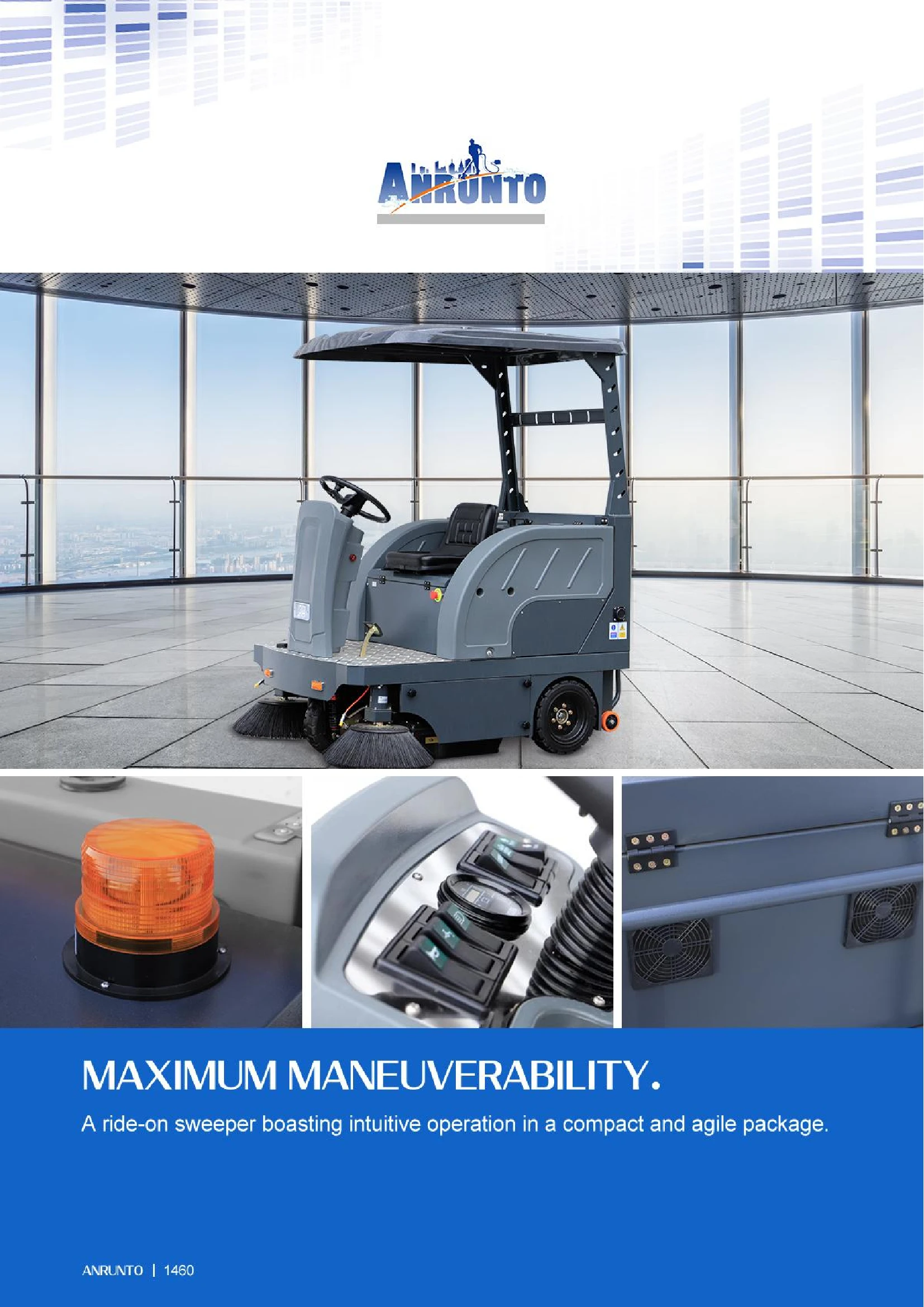 1460 Ride On Floor Sweeper